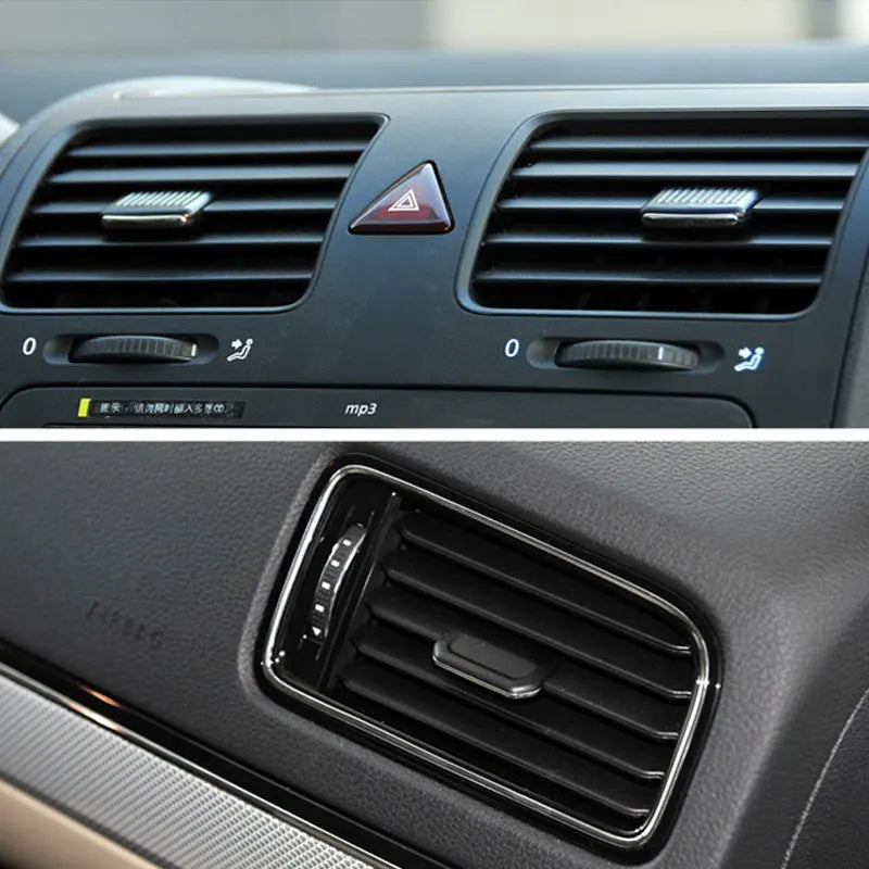 Car Front Air Conditioning A/C Air Vent Outlet Tab Air Conditioning Leaf Adjust Clip Repair Kit for VW Sagitar Car Styling