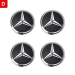 4PCS 56/60/65/75mm Car Wheel Center Hub Cap Emblem Sticker For Mercedes Benz W204 W20 lifestyle view