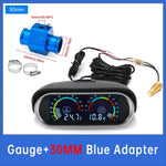 2 in 1 LCD Digital Display Voltmeter and Water Temp Gauge | Universal Car Truck Gauge lifestyle view
