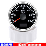 2" 52mm Tachometer Gauge | Red Backlight RPM Meter for Car Boat Marine 12V 24V lifestyle view