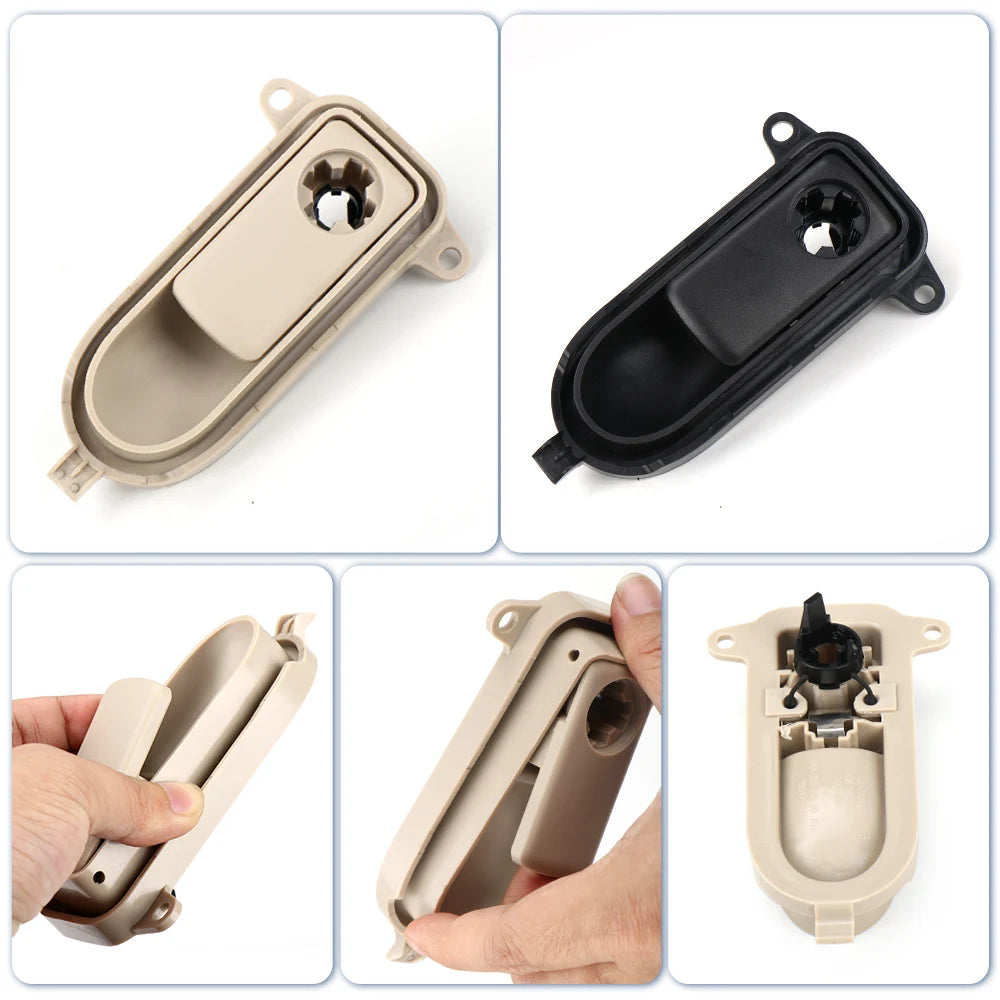 Car Glove Box Handle Cover Lid Toolbox Glove Boxes Cover Switch 2056800098 For Mercede close-up view