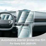 TPU Film For Geely EX5 E5 2025-2026 Center Console TPU Protective Film Interior Screen Protector Interior Film Transparent TPU