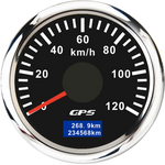 30/60/80/120/200 Km/h GPS Speedometer 52MM Car Truck Speed Gauge Meter With GPS Antenn close-up view