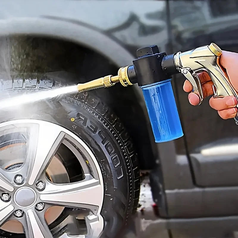 High Pressure Foam Kettle Water Gun | Car Washing & Garden Hose Nozzle additional angle