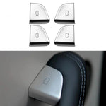 4PCS Door Button Decoration Sticker for Tesla Model 3 Highland Model Y Juniper | ABS Interior Trim