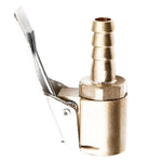 Portable Inflatable Pump Air Chuck | Clip-on Tire Valve Connector Adapter close-up view