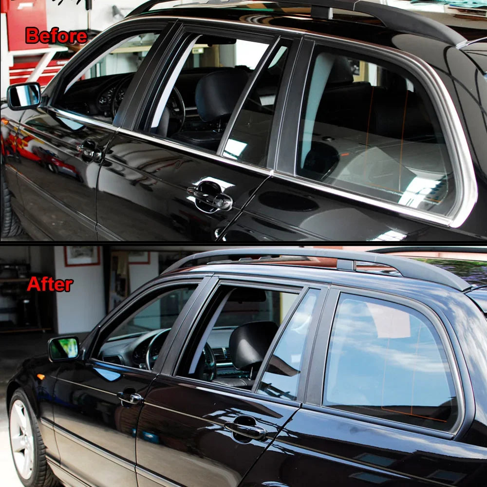 Carbon Fiber Vinyl Wrap Roll | Glossy and Matte Black Car Sticker Film additional angle