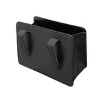 Car Trash Can PU Leather Foldable Seat Back Hanging Car Trash Bin additional angle