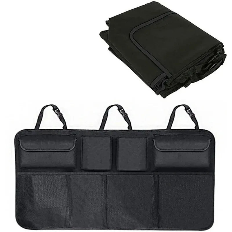 Organizer for Car SUV Truck rear seat backrest hanging bags Backseat net bags car sto alternate view