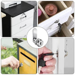 16/20/25/30mm Cam Lock Set Door Cabinet Mailbox Drawer Cupboard Locker Etc,It Comes w lifestyle view