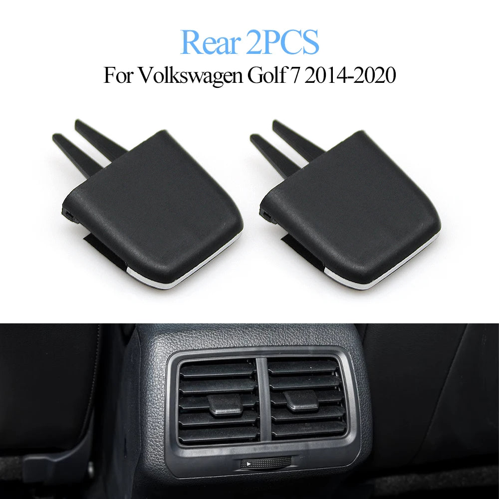 Car Dashboard Front Rear Air Conditioning AC Vent Grille Outlet Tab Clip Slider Repair Kit For VW Volkswagen Golf 7 2014-2020