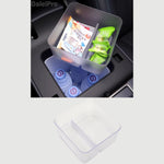 For BYD Leopard 5 2024-2026 Car Infotainment Display Rear Storage Box Center Console Lower Storage Box Charger Panel Protective