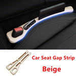PU Car Seat Gap Leak Proof Sealing Strip, Seam Storage Box, For Audi A1 A2 A3 A4 A5 A6 close-up view