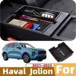 Car Center Console Organizer Case Interior Styling Accessories Armrest Hidden Holder Storage Box For Haval Jolion 2021 2022 2023