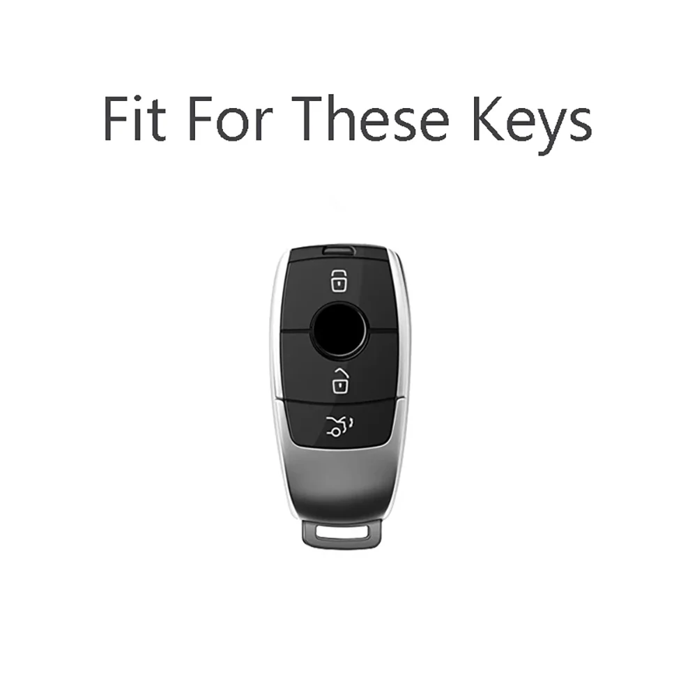 Fashion Car Remote Key Case Cover For Mercedes Benz A C E S G Class GLC CLE CLA GLB GLS W177 W205 W213 W222 X167 AMG