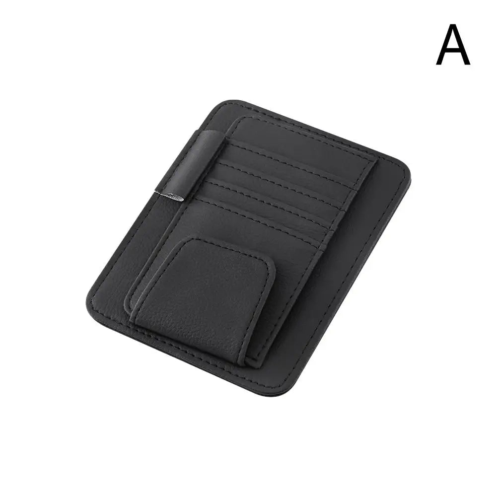 Car Sun Visor Organizer with Sunglasses Holder