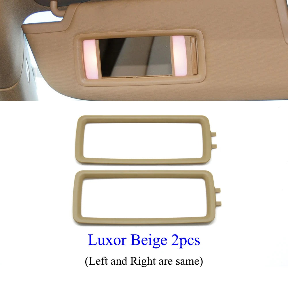 Car Inner Left Right Sun Visor Mirror Holder Outer Panel Makeup Cosmetic Cover  For Porsche Panamera 970 2010-2016 970731031AY1