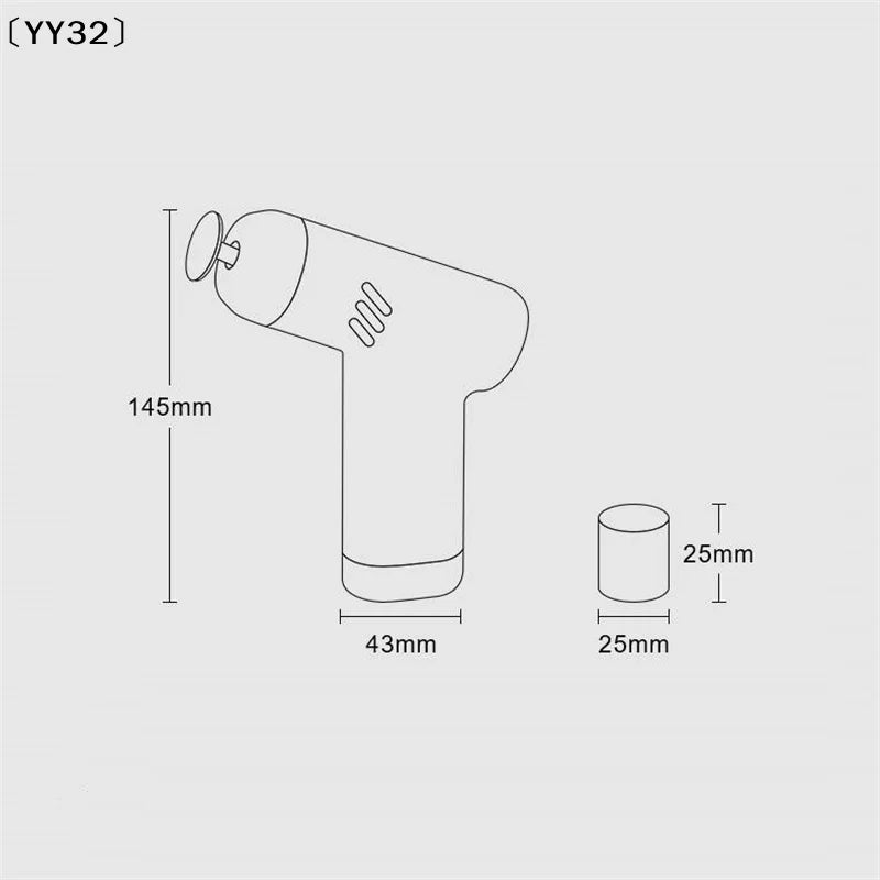 Mini Cordless Car Polishing Machine | 2-Speed Electric Buffer for Scratch Removal detail view