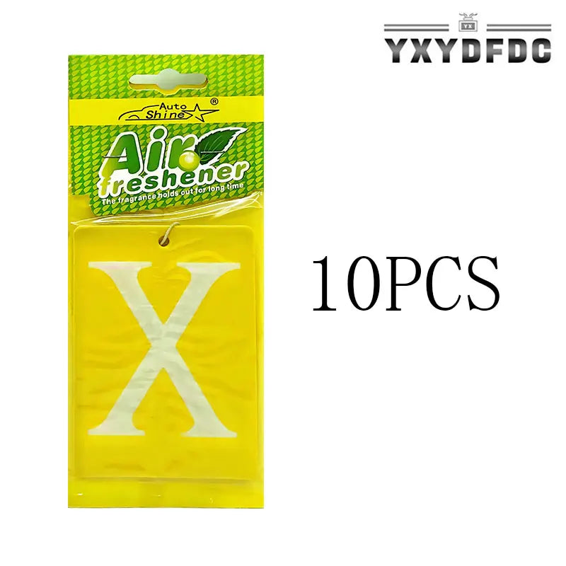 Car Air Freshener Natural Aromatherapy Tea Paper Hanging Perfume | Vanilla Auto Inter alternate view