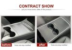 Carbon Fiber Center Console Trim for Tesla Model 3 Y | Real Carbon Fiber Decorative P alternate view