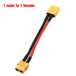 XT60 Parallel Battery Connector Y Splitter 14AWG Silicone Wire additional angle