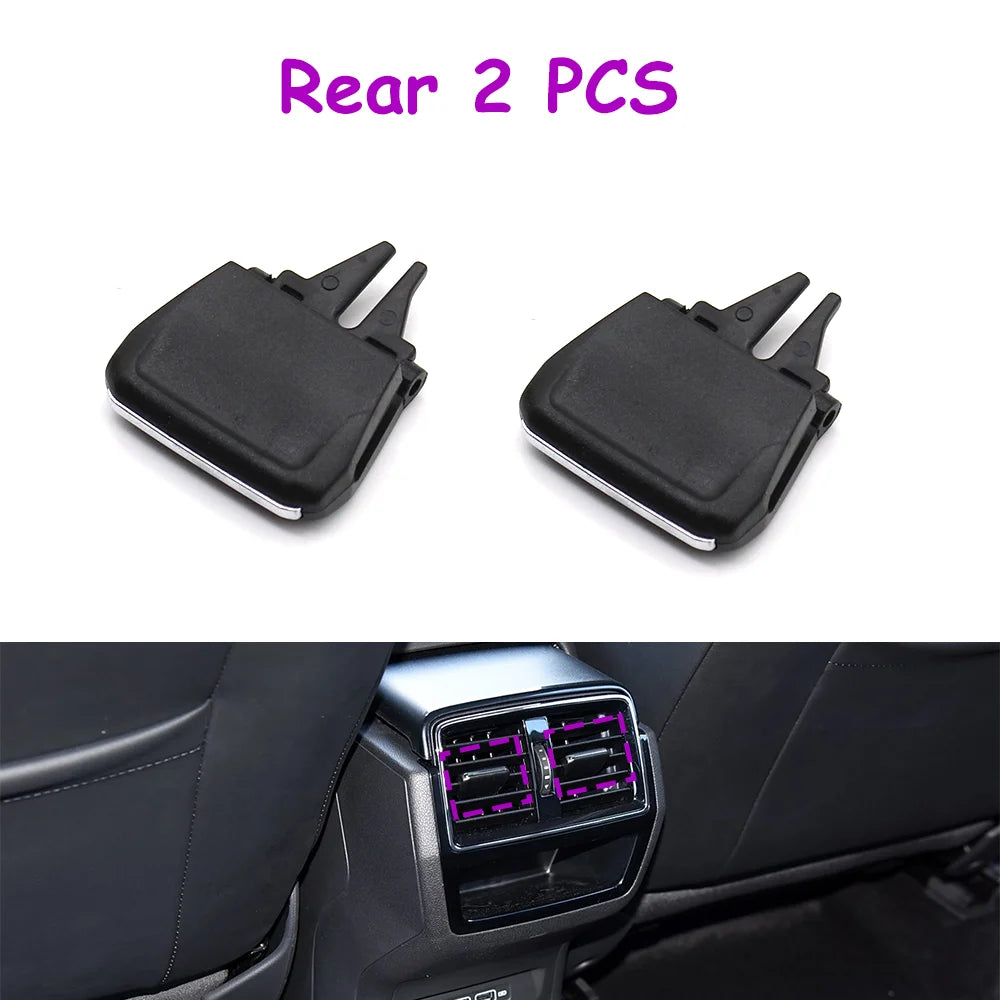 Kodiaq Karoq Car Front Rear Air Conditioner AC Vent Grille Tab Slider Clip Outlet Repair Kit For Skoda 2016-2025 56G819701