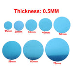 JCD 10pcs Silver Magnetic Metal Plate for Car Phone Holder | Universal Iron Sheet Mount detail view
