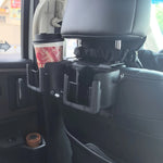 Car Seat Back Organizer with Cup Holder and Phone Mount
