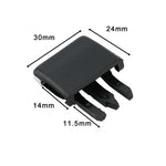 8pcs/set Air Vent Clips Replacement For Toyota For Corolla Car Vehicle Air Conditioning Vent Louvre Adjust Slice Clips Black