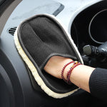 Car Styling Wool Soft Car Washing Gloves Cleaning Brush Motorcycle Washer Care Products Plush Car Wa