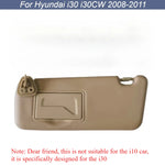 For Hyundai i30 i30cw 2008 2009 2010 2011 sun visor car left and right with mirror sun visor 852012L020 852022LO20