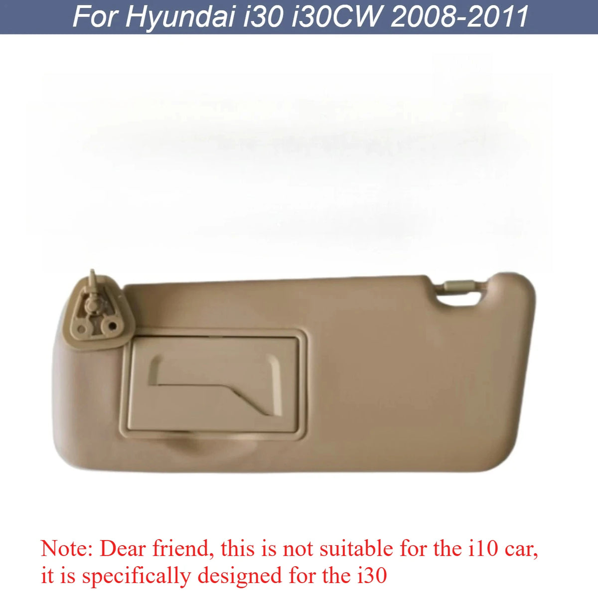 For Hyundai i30 i30cw 2008 2009 2010 2011 sun visor car left and right with mirror sun visor 852012L020 852022LO20