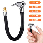 10/20/30/60cm Car Tire Air Inflat Extension Hose Motorcycle Tyre Inflation Tube Adapter Connector Ho