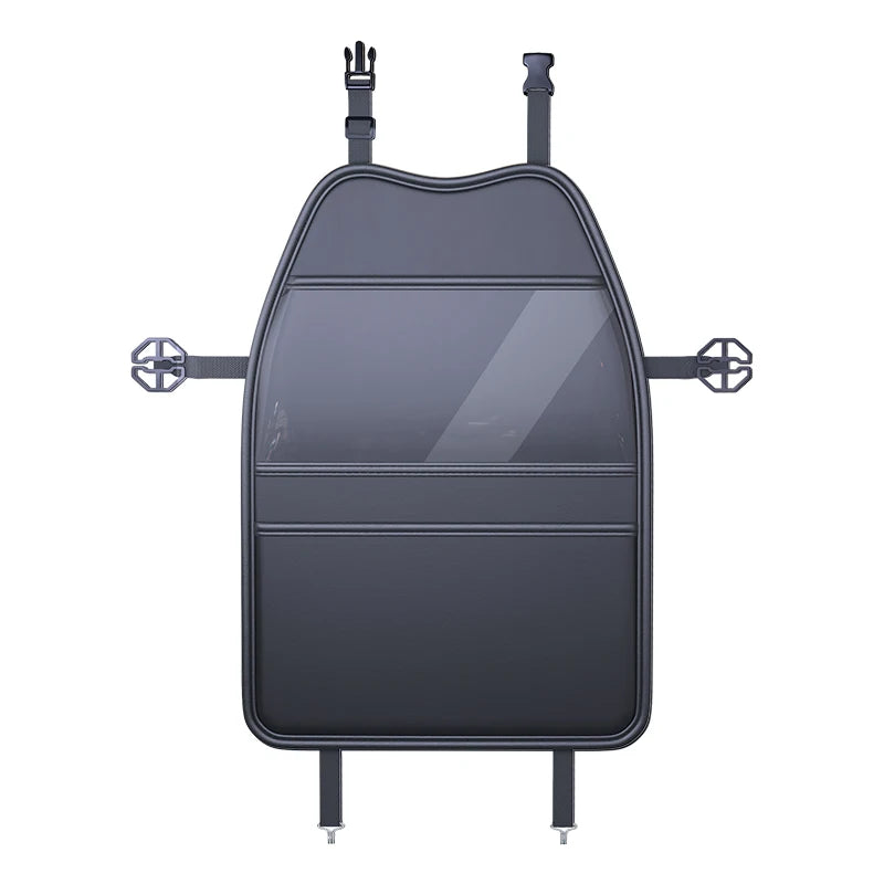 Backseat Car Organizer for Kids- Dual Pockets or Clear Tablet Window, Waterproof & Sc alternate view