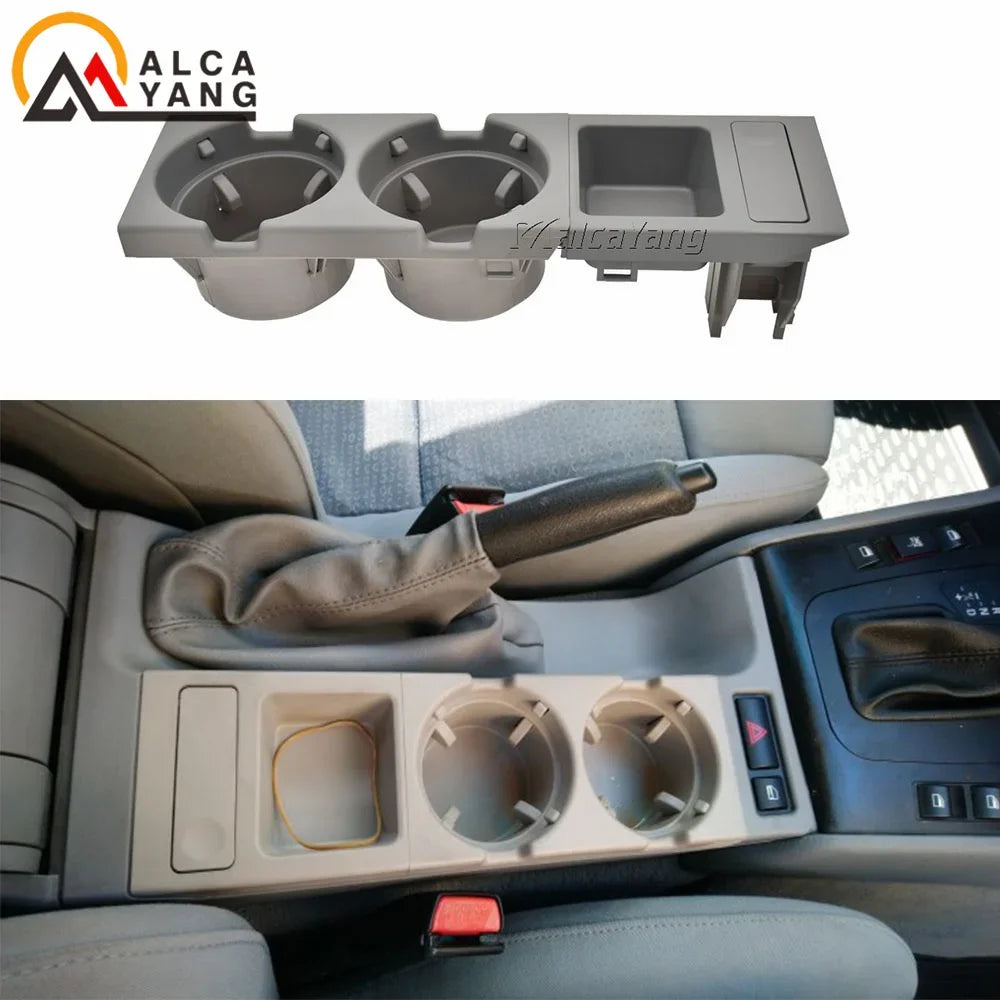 BMW E46 Center Console Cup Holder & Coin Tray | 51168217953 Replacement additional angle