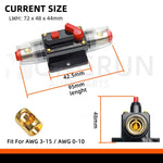 Circuit Breaker 20A to 300A Manual Reset for Car Audio System Waterproof Marine Circu lifestyle view