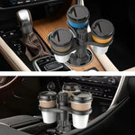 Car Cup Holder Expander Adapter, 360 Rotating Insert