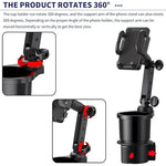 Universal Cell Phone Stand Cup Holder Expander with 360° Rotation