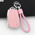 TPU Car Remote Key Case Cover Shell Fob Keychain For Toyota Prius Camry Corolla CHR C-HR detail view