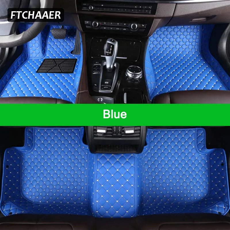 FTCHAAER Custom Car Floor Mats For Citroen C4 Auto Carpets Foot Coche Accessorie