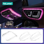 Crystal Car Door Ambience Light / Roof Reading Light Trim Accessories For Mercedes Benz C Class W206