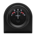 52mm 12V Car Gauge Set | Water Temp Oil Temp Oil Press Fuel Voltage Meter additional angle