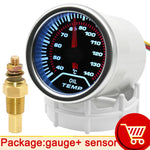 52mm Car Gauge Set Water Temp Boost Oil Pressure Voltmeter Tachometer | Universal 12V Ga detail view