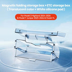 Magnetic Under Screen Storage Box | Hidden Tray for Tesla Highland Model 3 and Juniper M detail view