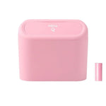 Car Trash Can with Lid Universal Vehicle Mini Leakproof Garbage Bin Car Organizer S additional angle