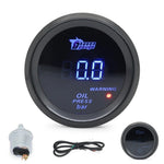 52mm Car Digital Gauge Set | Turbo Boost Water Temp Oil Pressure Voltmeter EGT Tachom alternate view
