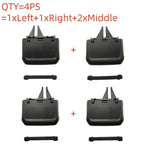 1/2/4/6PCS Front Rear Dash AC Air Conditioning Outlet Vent Grill Slide Adjust Clip Knob For VW Tiguan AD 2 MK2 Rline 2018-2022