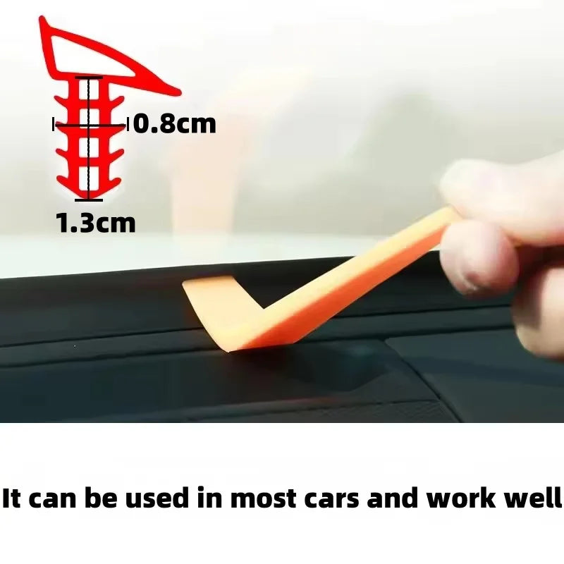 1.6M Car Dashboard Sealing Strip Noise Sound Insulation Rubber Strips Front Windshield Gap Strip Universal Seal Accessories