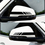 Classic JDM Reflective Stripes Vinyl Decal Kit | 4pcs Self-Adhesive Car Body Stickers