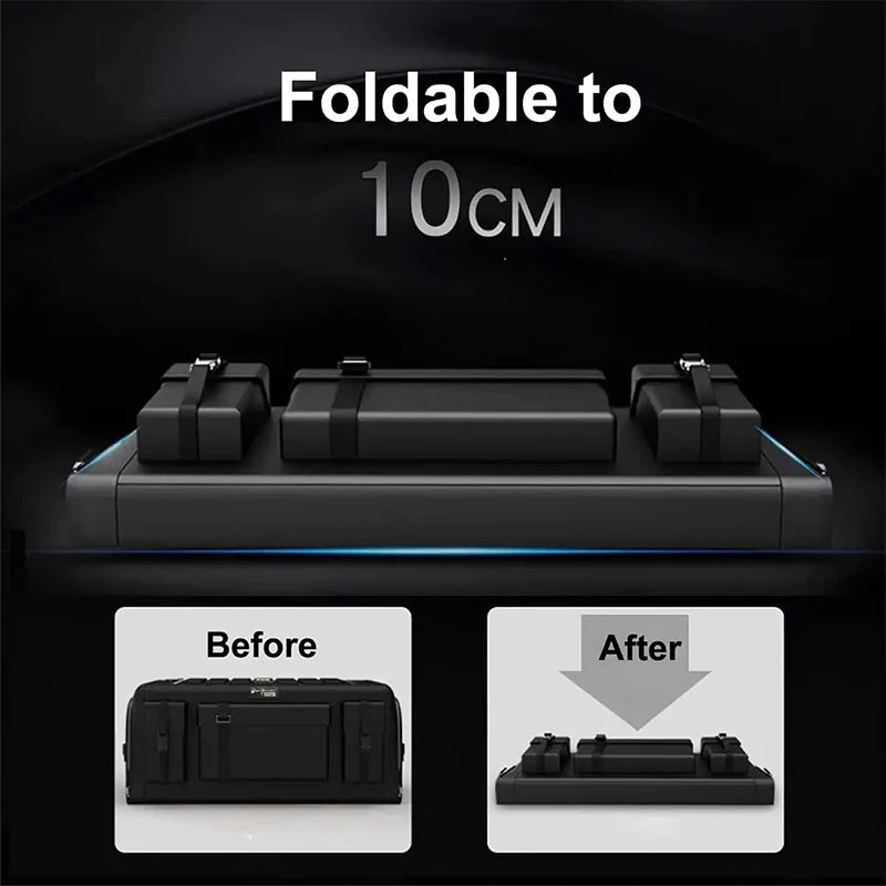 Car Trunk Storage Organizer With Lid Universal Car Trunk Organizer 70L Storage Box Oxfor detail view